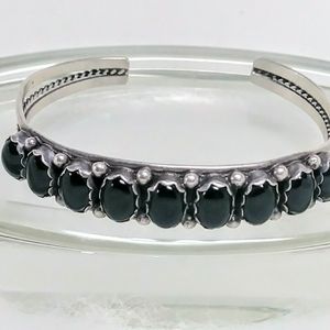 Native American Spencer Onyx Row Bracelet
